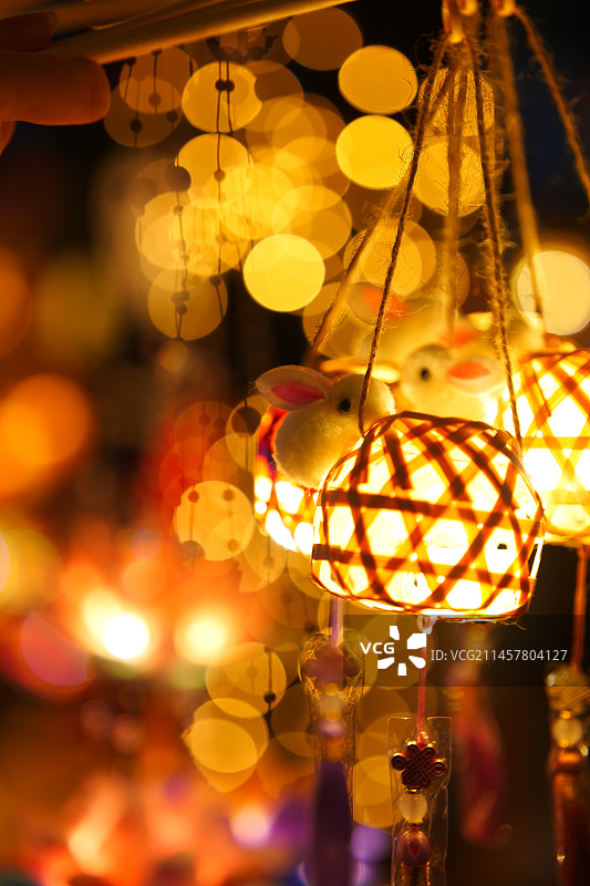 永庆坊（中秋灯会的灯笼）图片素材