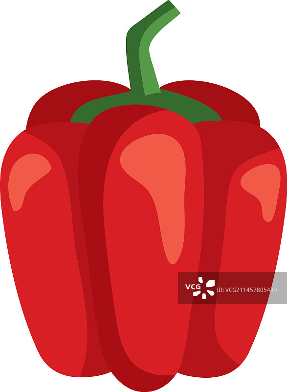 新鲜蔬菜甜椒图标图片素材