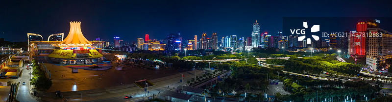 南宁会展中心夜景图片素材