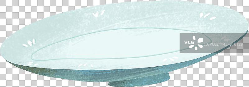 卡通盘子元素图片素材