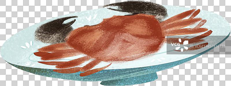 美食大闸蟹元素图片素材