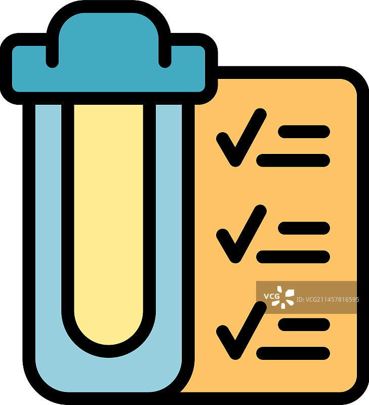 扁平风格的鼻腔实验室图标图片素材