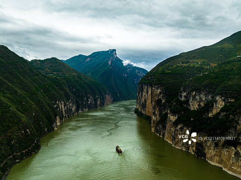 长江三峡瞿塘峡图片素材