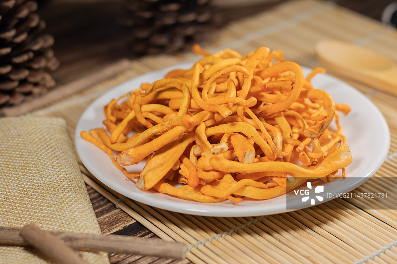 虫草花特写图片素材