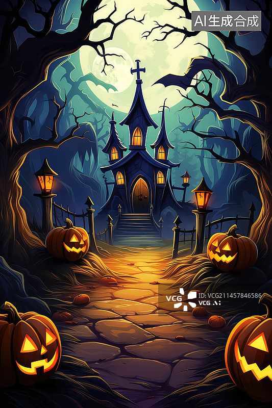 【AI数字艺术】万圣节系列图片素材