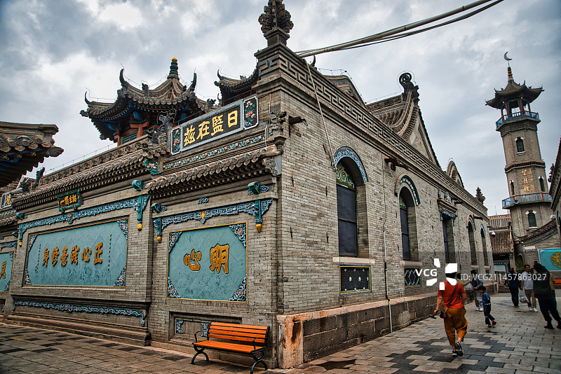 中国宗教建筑清真寺图片素材