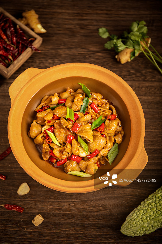 爆炒肥肠图片素材