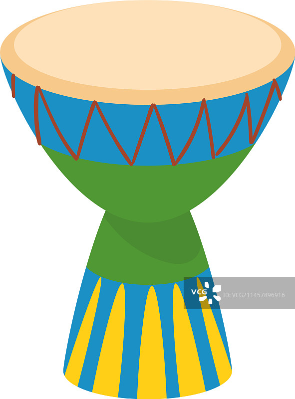 非洲鼓乐器图标图片素材