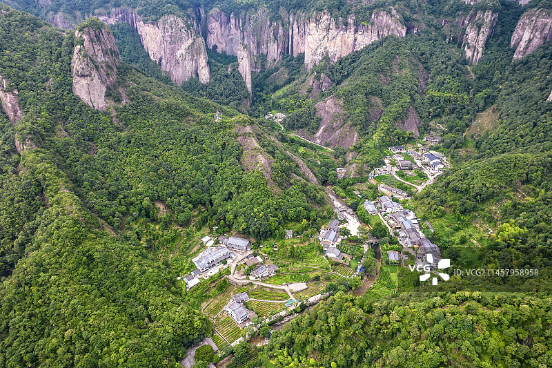 温州雁荡山大龙湫图片素材
