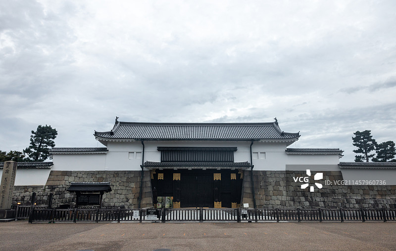 世界文化遗产:日本京都二条城、二条御所图片素材