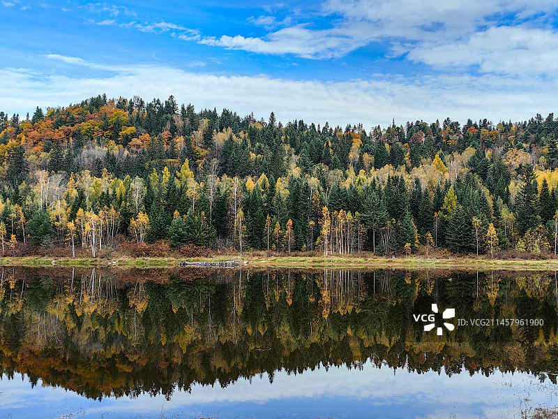 伊春汤旺河的五花山图片素材