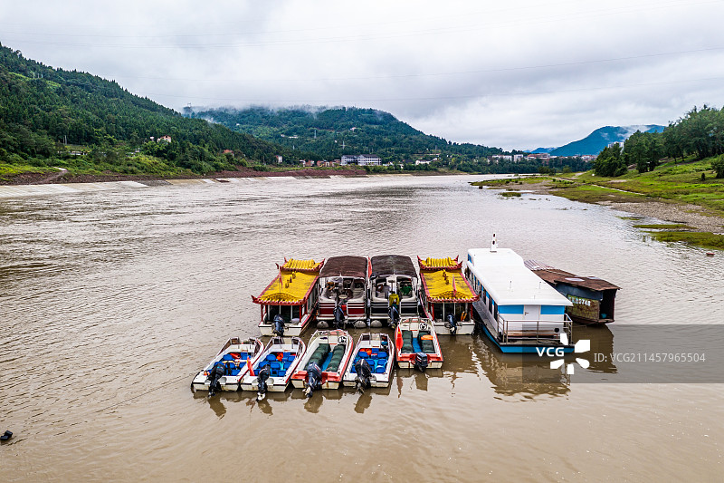 四川省巴中市白衣古镇图片素材