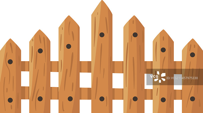 花园木栅栏安全防护图片素材