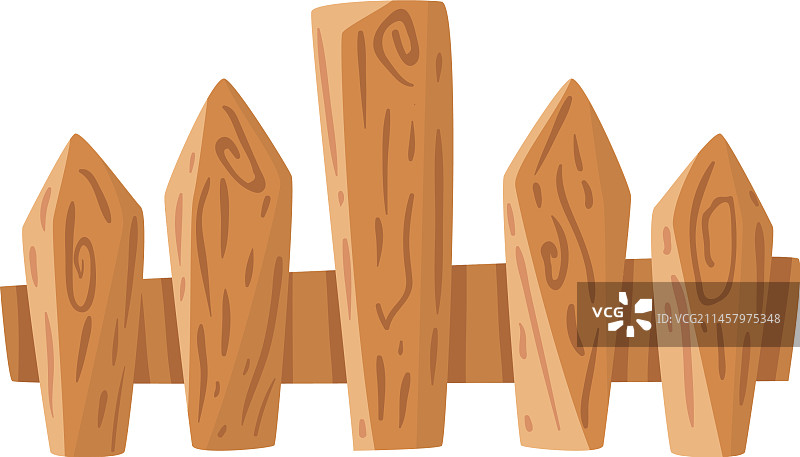 花园木栅栏景观图片素材