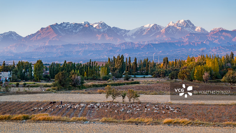 天山秋景（达坂城）图片素材