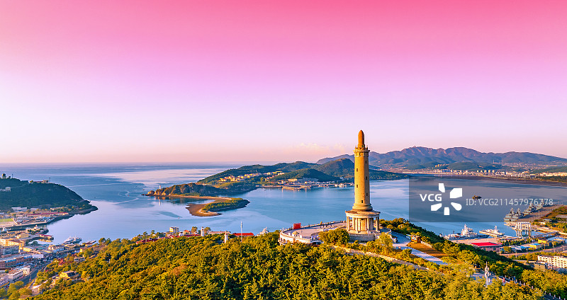 大连旅顺白玉山图片素材