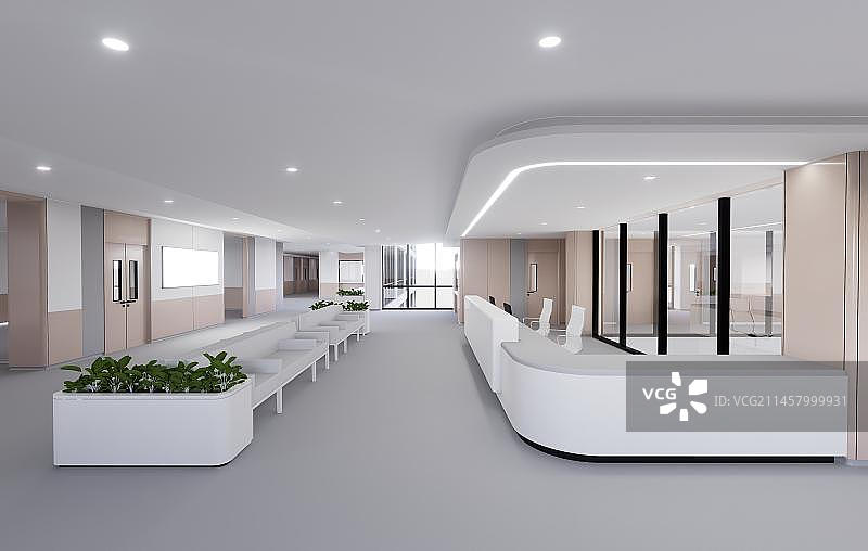 医院室内空间背景图片素材