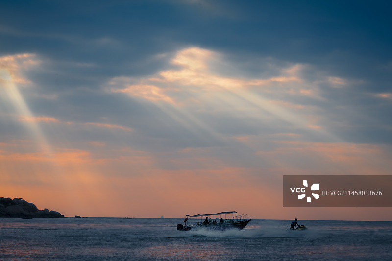 南澳晨曦图片素材