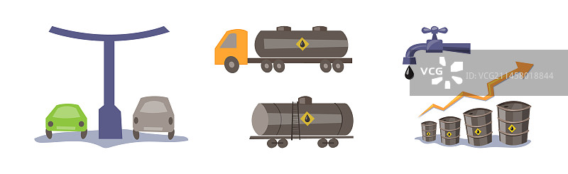 石油工业：开采与提炼图片素材