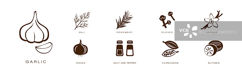 烹饪调味香料图片素材