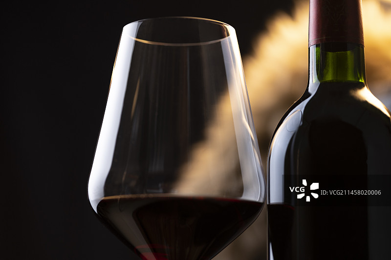 红酒静物特写图片素材