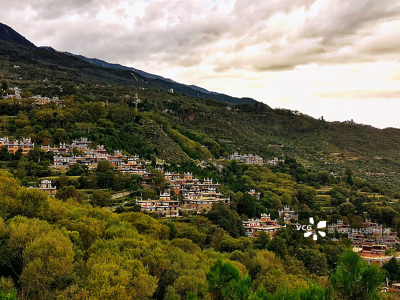 甲居藏寨图片素材