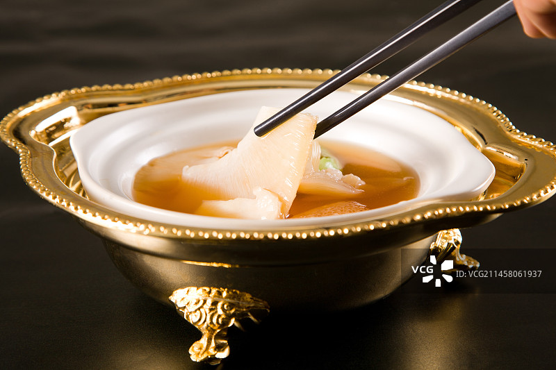 清汤鱼翅清汤小排翅图片素材