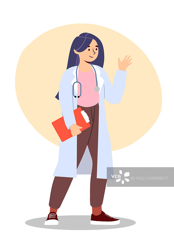 白大褂医生概念图片素材