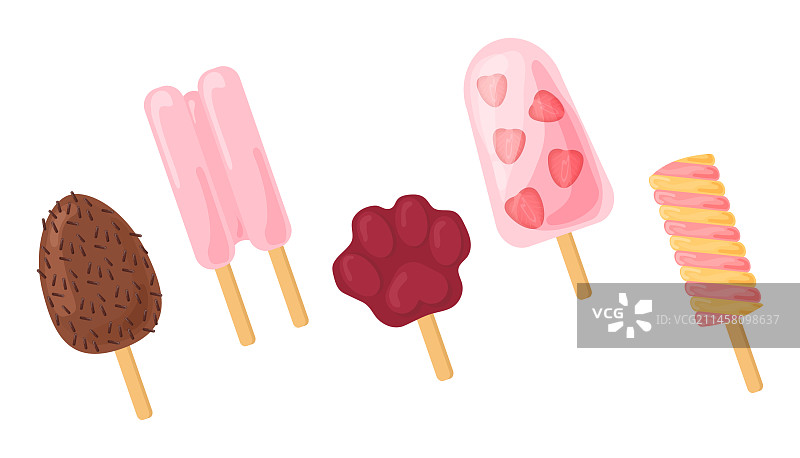 冰淇淋概念合集图片素材