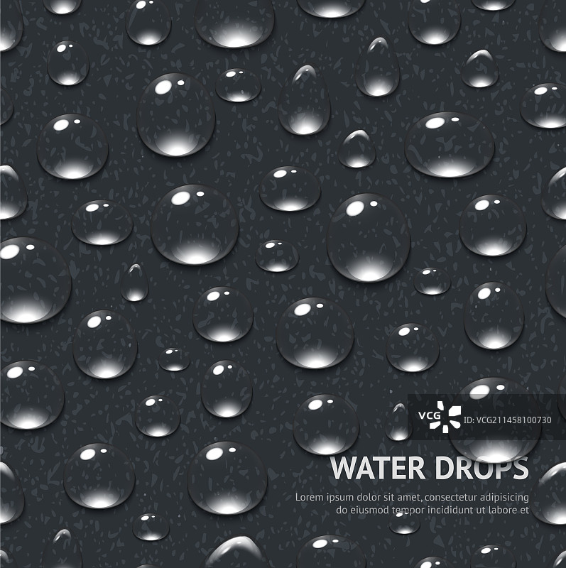 水滴无缝图案图片素材