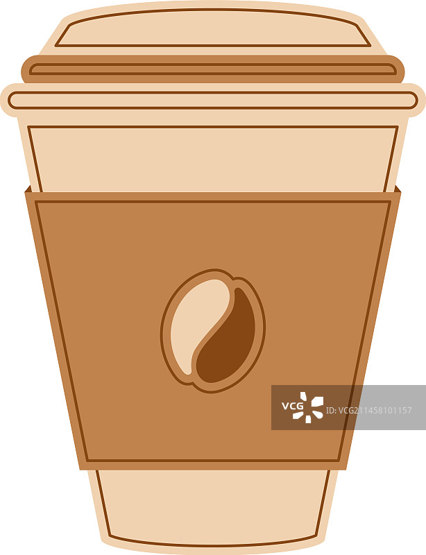 孤立的塑料咖啡杯图标图片素材