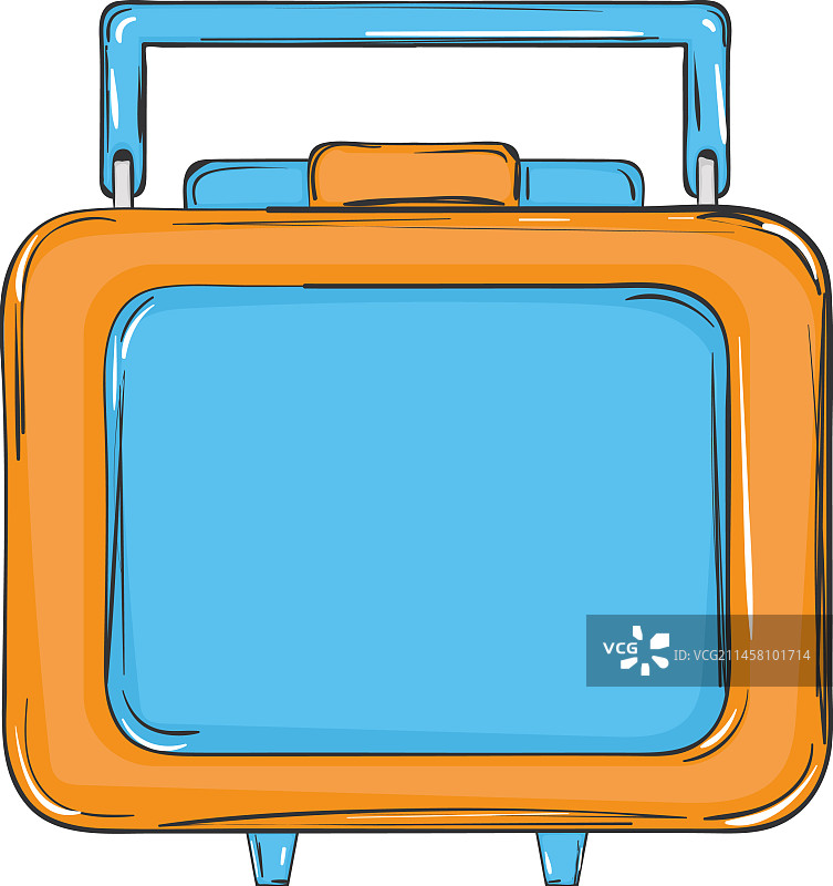 书包文具素描图标图片素材