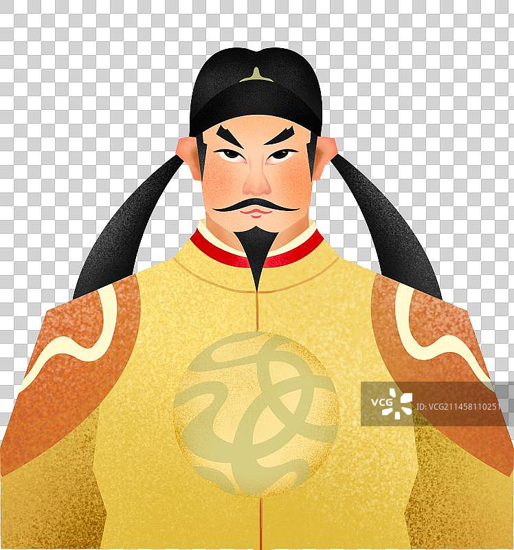 唐太宗李世民人像皇帝帝王图片素材