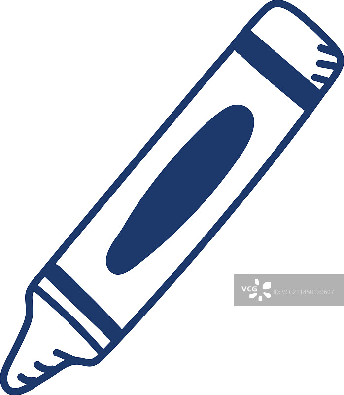 蜡笔学校涂鸦图标图片素材