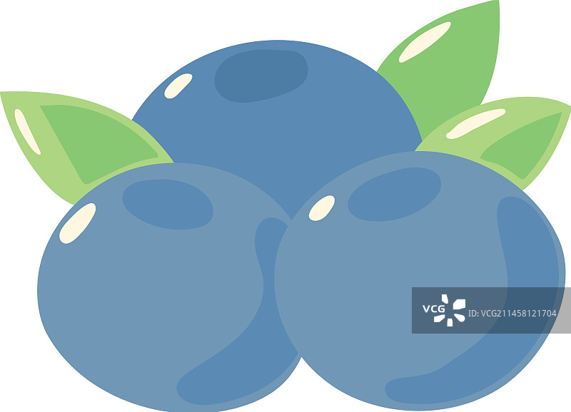 蓝莓水果图标图片素材