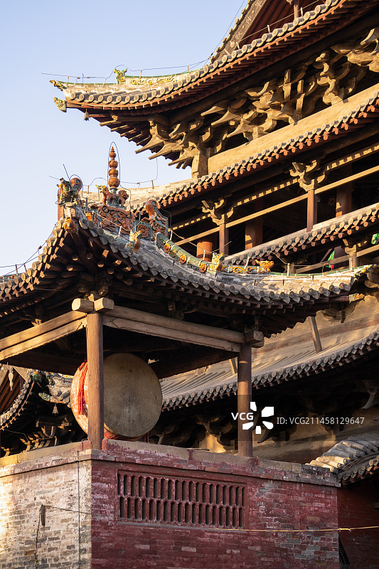 山西省长治市上党区五凤楼鼓楼图片素材