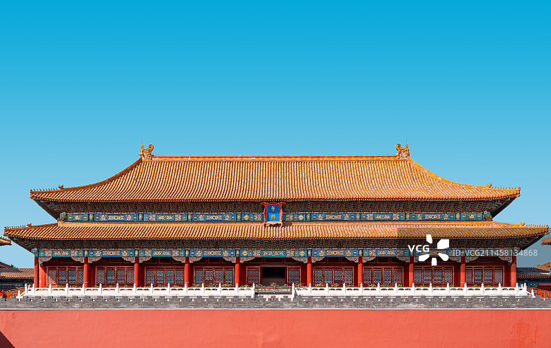 北京故宫午门图片素材