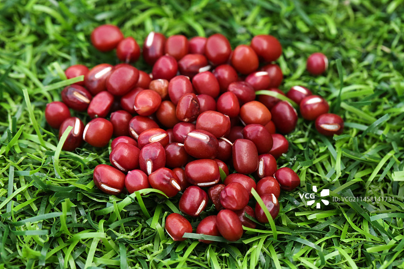 深底上的红豆图片素材