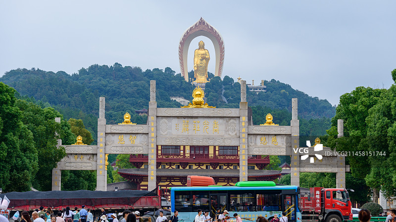 九江市东林山大佛图片素材