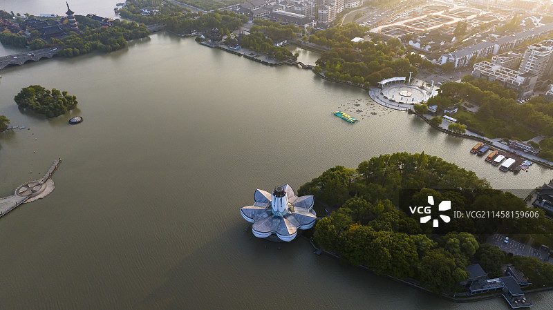 浙江嘉兴平湖东湖景区 李叔同纪念馆图片素材