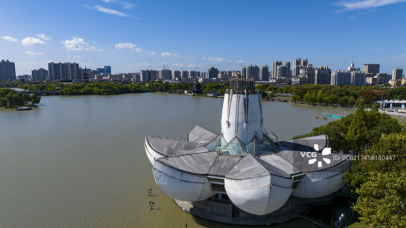 浙江嘉兴平湖东湖景区 李叔同纪念馆图片素材