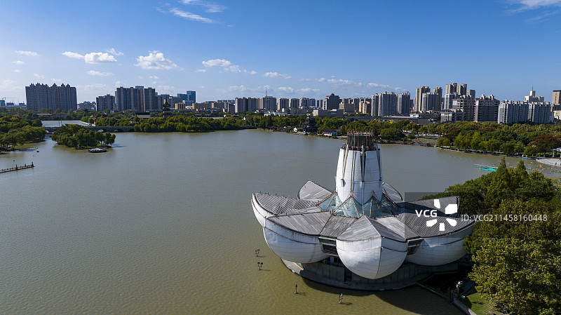 浙江嘉兴平湖东湖景区 李叔同纪念馆图片素材