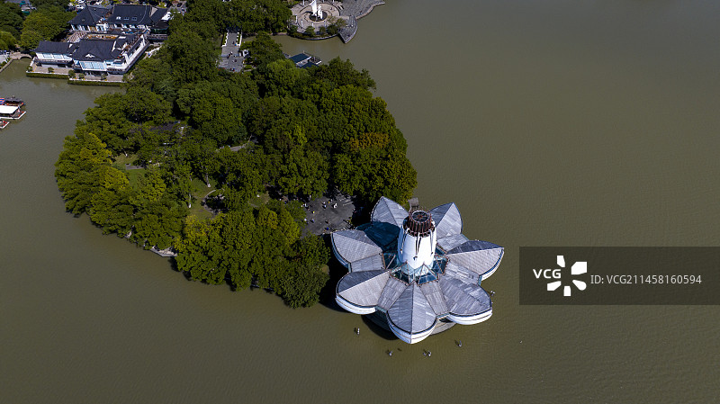 浙江嘉兴平湖东湖景区 李叔同纪念馆图片素材
