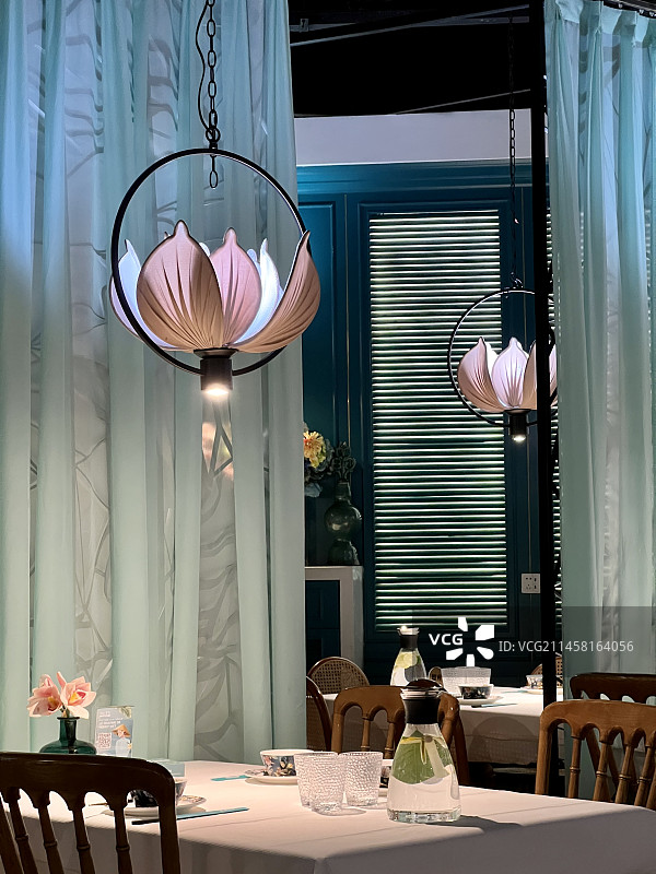 越南花样西贡餐馆图片素材