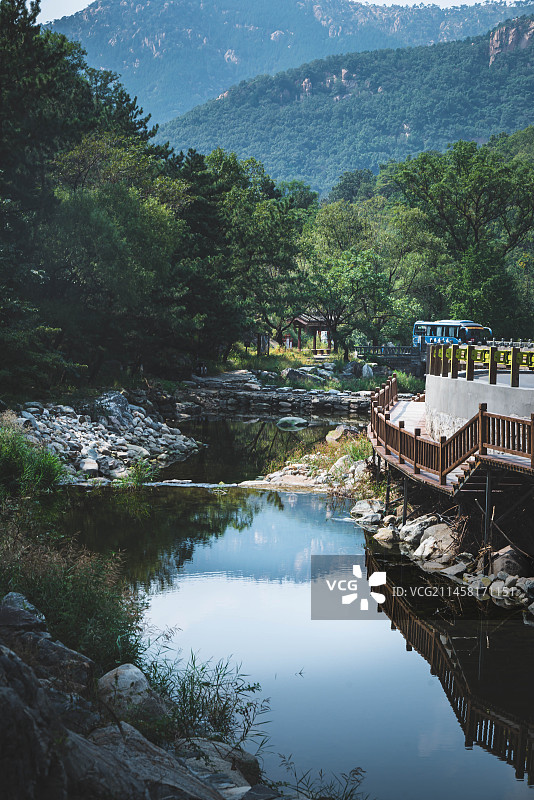 泰安彩石溪图片素材