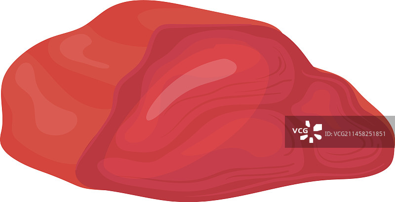 生肝肉卡通图标屠宰产品图片素材