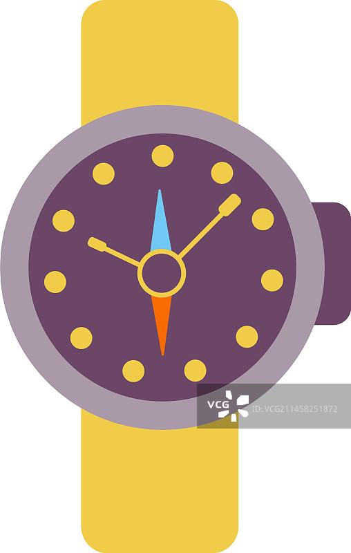 腕表时钟彩色图标时间符号图片素材