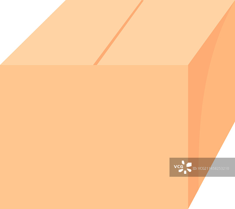 纸板箱包裹配送图标图片素材