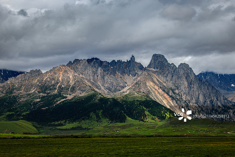 措普沟风光图片素材