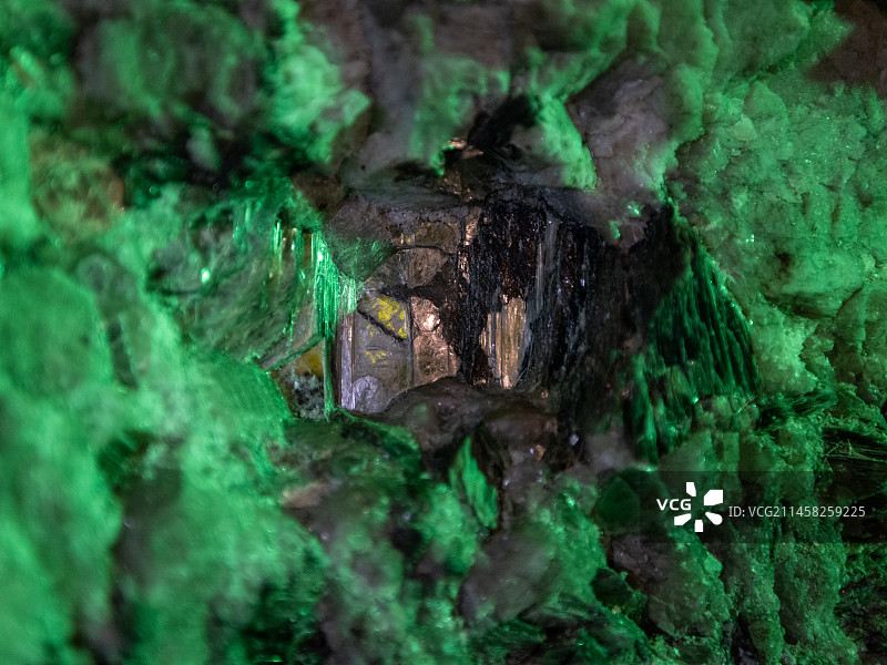 可可托海 三号矿坑 阿依果孜矿洞图片素材